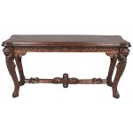 Design Toscano Lord Raffles Lion Leg Console Table