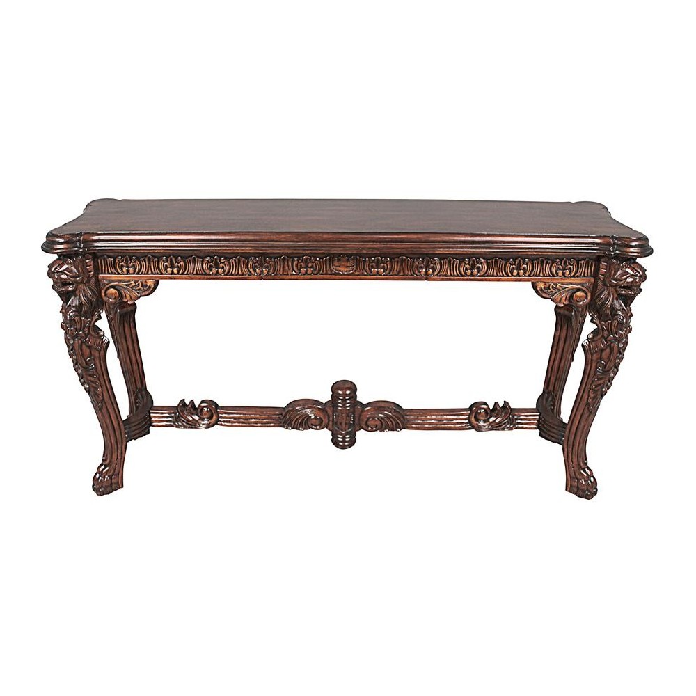 Design Toscano Lord Raffles Lion Leg Console Table