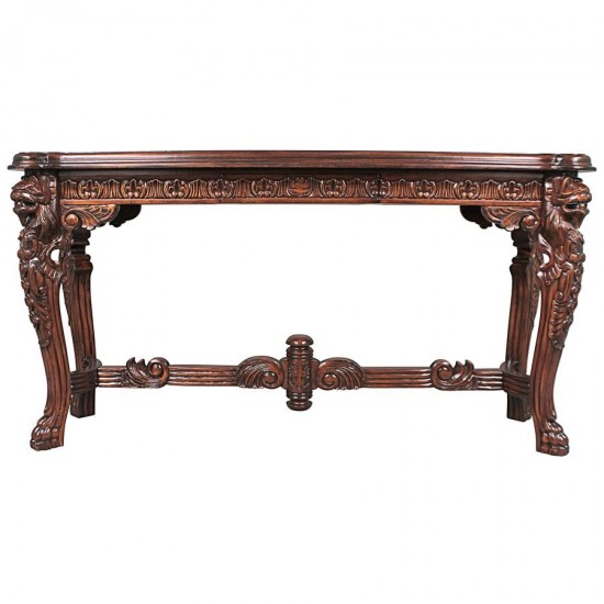 Design Toscano Lord Raffles Lion Leg Console Table