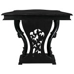 Design Toscano Black Val De Loire Console Table