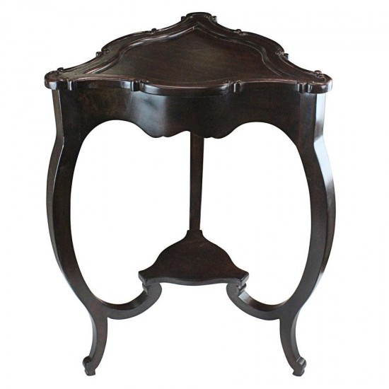 Design Toscano Brighton Manor Triangular Side Table