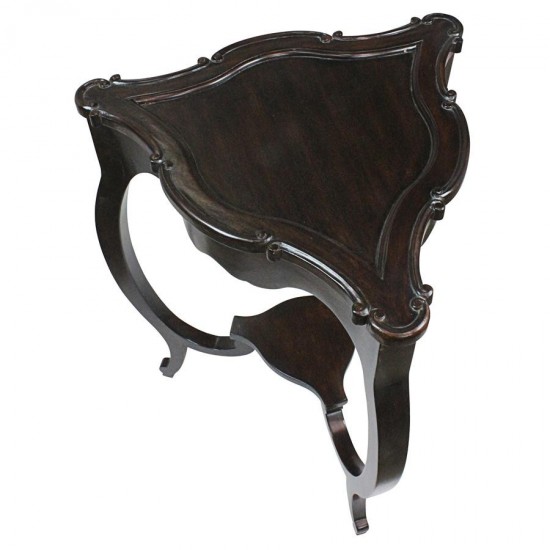 Design Toscano Brighton Manor Triangular Side Table