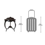 Design Toscano Brighton Manor Triangular Side Table