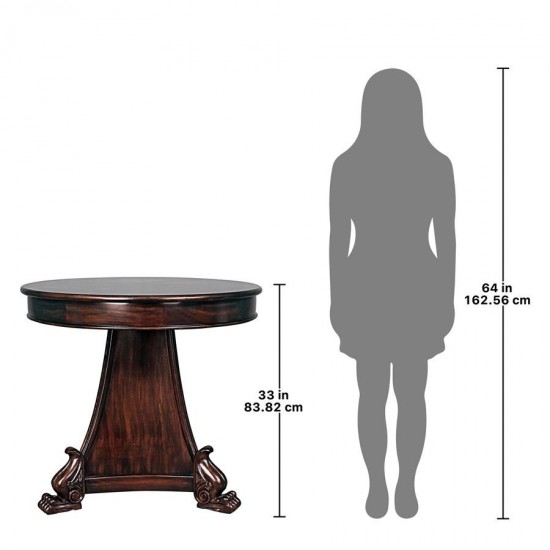 Design Toscano Lafayette Gueridon Pedestal Table