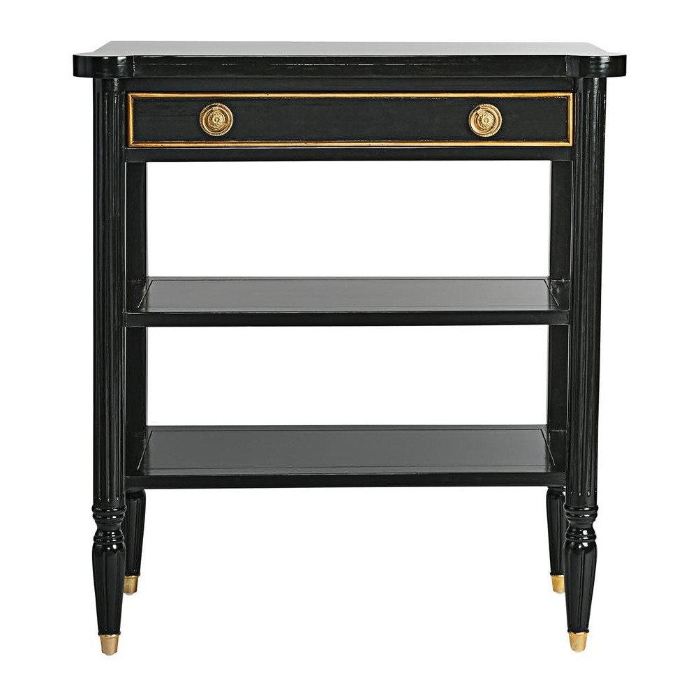 Design Toscano French 1940 Ebony Console Table