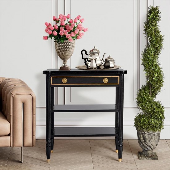 Design Toscano French 1940 Ebony Console Table