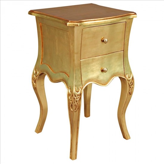 Design Toscano Hayworth Gilded Side Table