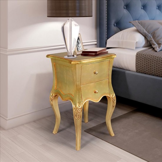 Design Toscano Hayworth Gilded Side Table