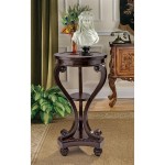 Design Toscano Round Bow Side Table