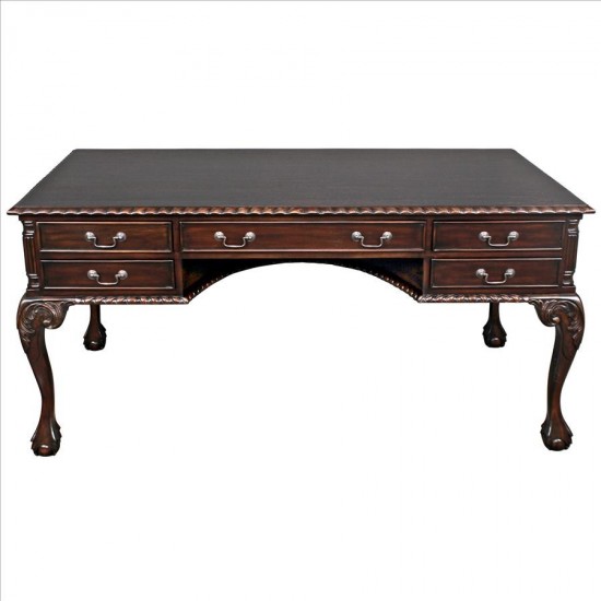 Design Toscano Chippendale Partners Writing Desk