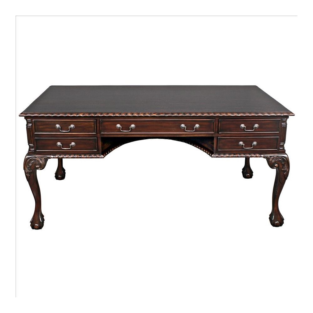 Design Toscano Chippendale Partners Writing Desk