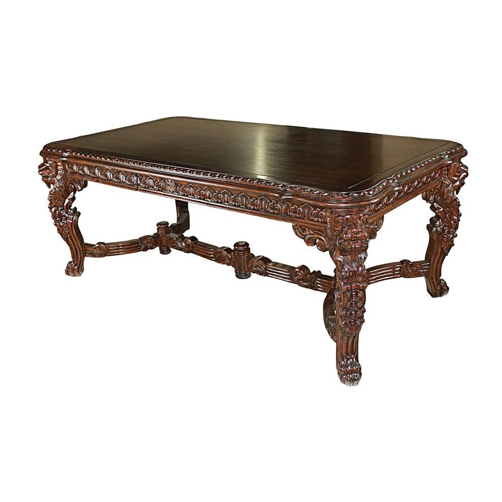 Design Toscano Lord Raffles Lion Table