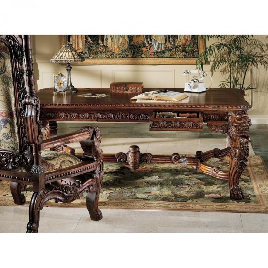 Design Toscano Lord Raffles Lion Table