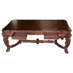 Design Toscano Lord Raffles Lion Table