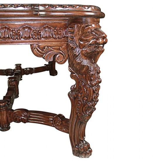 Design Toscano Lord Raffles Lion Table