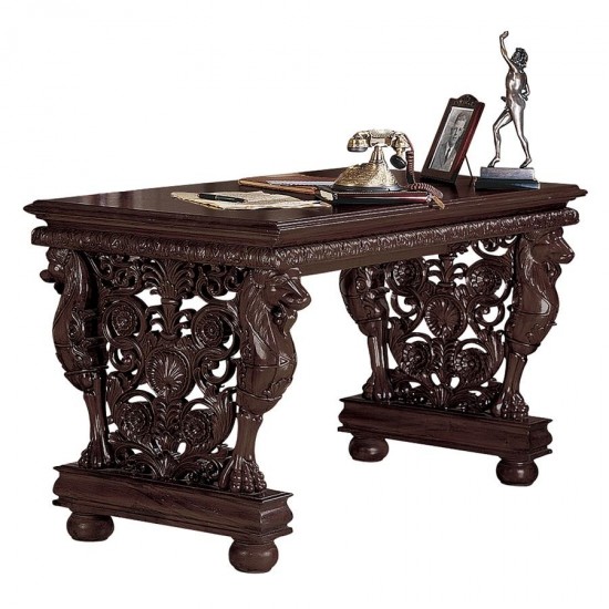 Design Toscano Effingham Gryphon Library Table