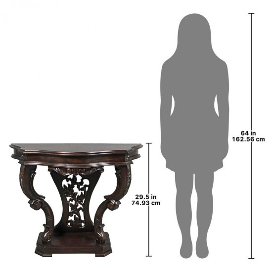 Design Toscano Brown Val De Loire Console Table