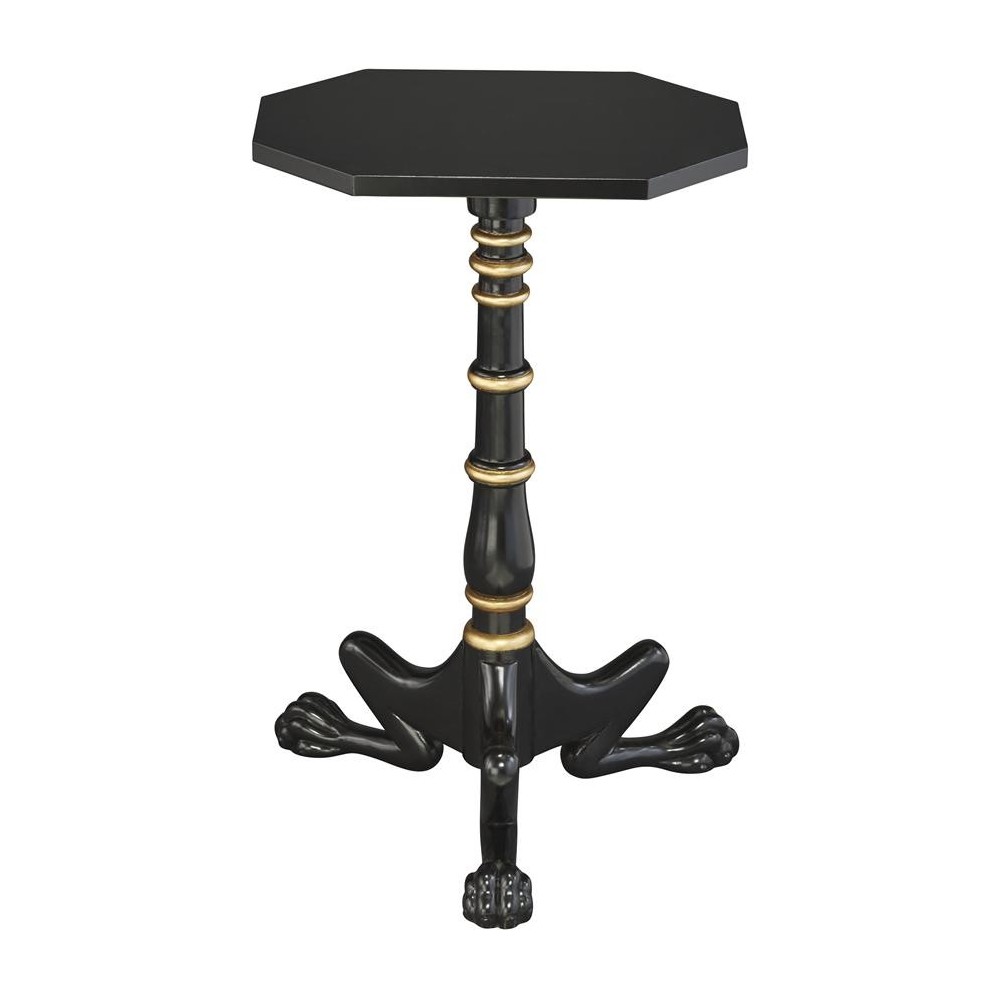 Design Toscano Hounds Leg Mahogany Petite Tripod Table Design Toscano Hounds Leg Mahogany Petite Tripod Table