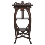 Design Toscano Art Nouveau Harp Side Table