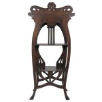 Design Toscano Art Nouveau Harp Side Table