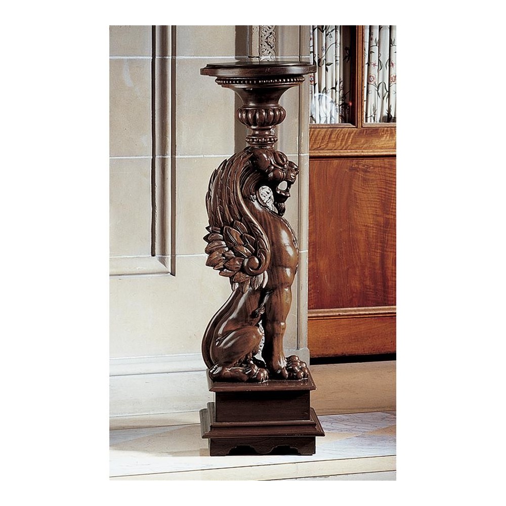 Design Toscano English Griffin Pedestal Design Toscano English Griffin Pedestal