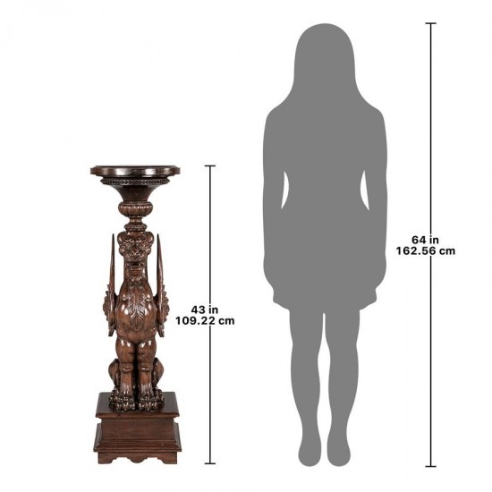Design Toscano English Griffin Pedestal