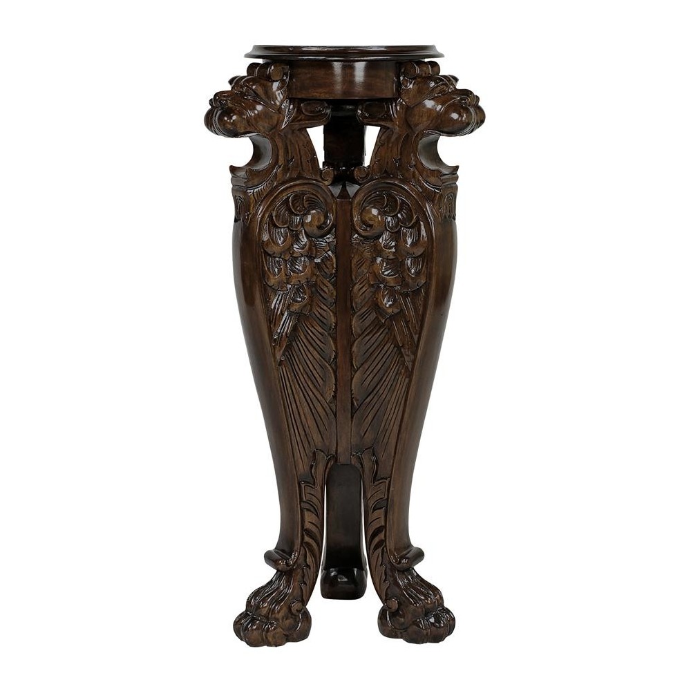 Design Toscano Evenswood Manor Winged Lion Pedestal