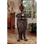 Design Toscano Evenswood Manor Winged Lion Pedestal