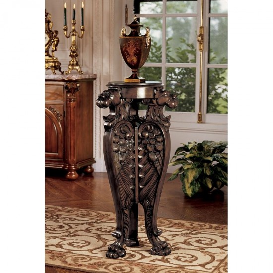 Design Toscano Evenswood Manor Winged Lion Pedestal