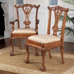 Design Toscano S/6 English Chippendale Chairs