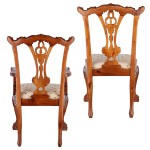 Design Toscano S/6 English Chippendale Chairs