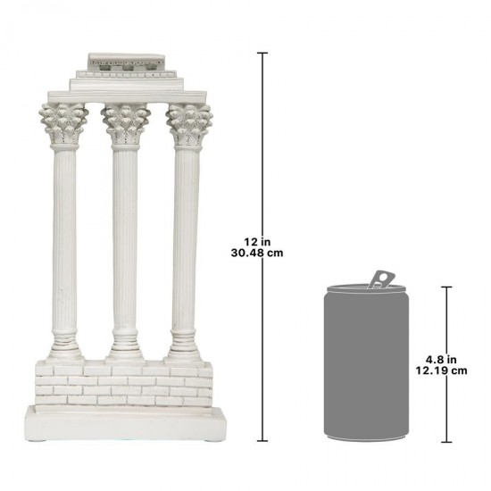 Design Toscano Temple Of Castor&Pollux Column Straight