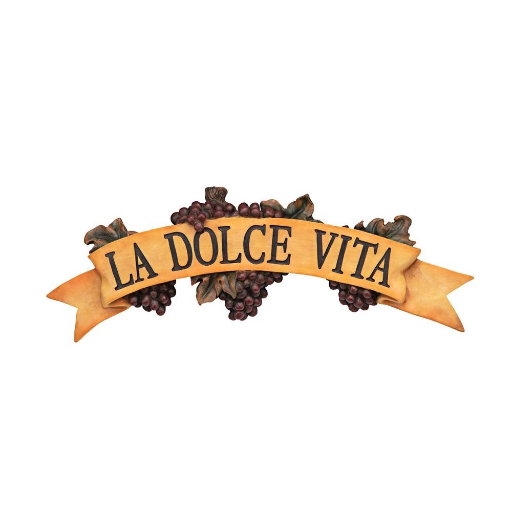 Design Toscano La Dolce Vita Plaque