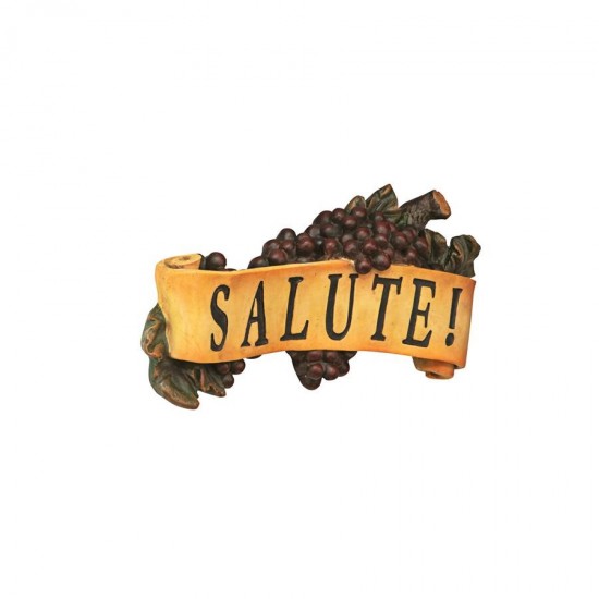 Design Toscano Salute Grape Plaque