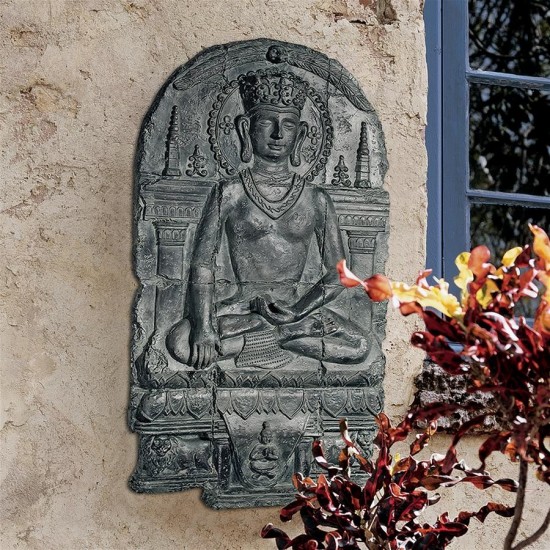 Design Toscano Earth Witness Buddha Frieze, AH240201