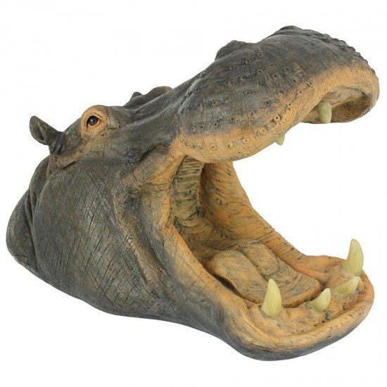 Design Toscano Hippo Head With Open Mouth