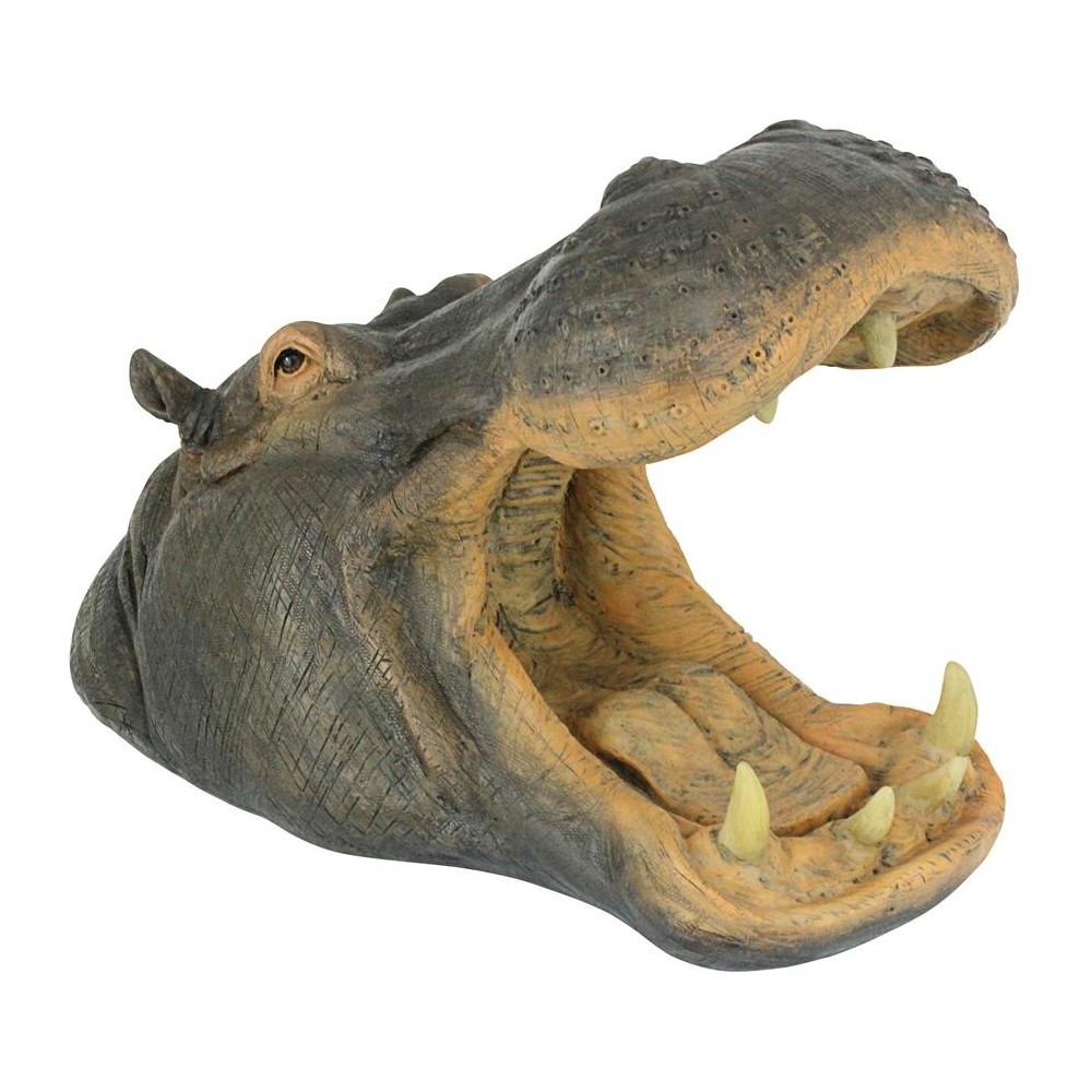 Design Toscano Hippo Head With Open Mouth