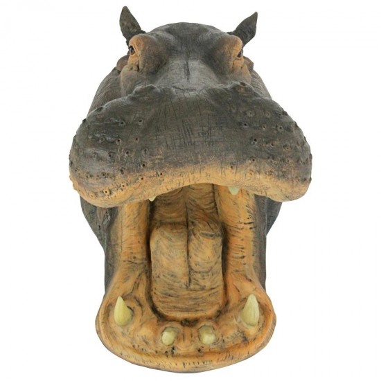 Design Toscano Hippo Head With Open Mouth