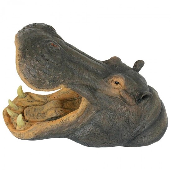 Design Toscano Hippo Head With Open Mouth