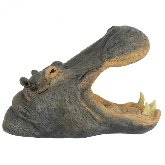 Design Toscano Hippo Head With Open Mouth