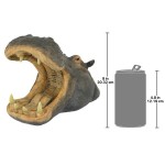 Design Toscano Hippo Head With Open Mouth