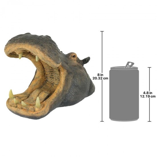 Design Toscano Hippo Head With Open Mouth
