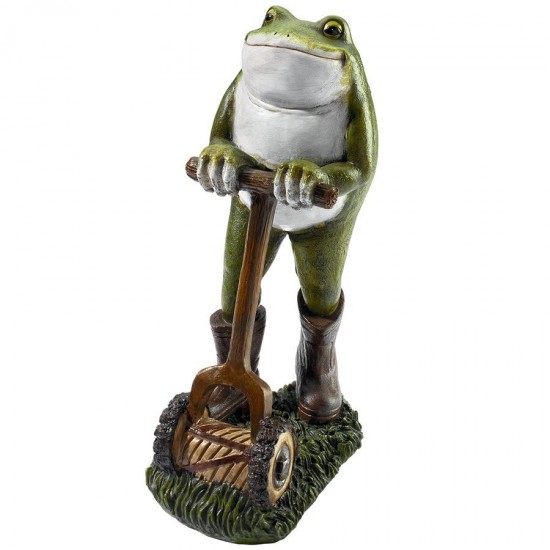 Design Toscano Moses The Toad Lawn Mower Frog