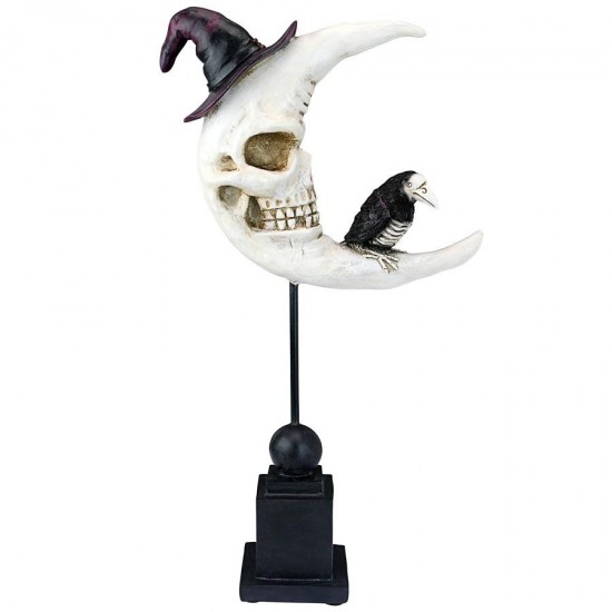 Design Toscano Warlocks Raven Moon Halloween Statue