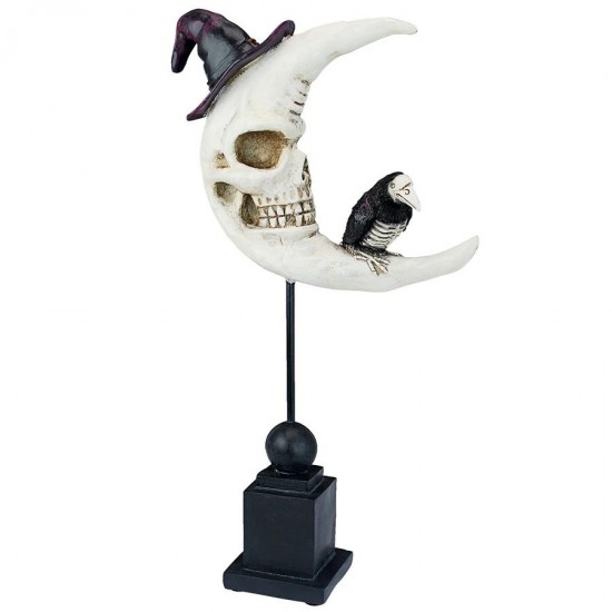 Design Toscano Warlocks Raven Moon Halloween Statue