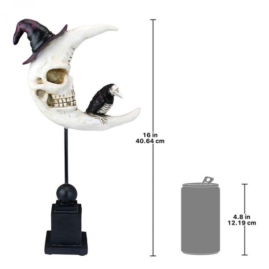 Design Toscano Warlocks Raven Moon Halloween Statue