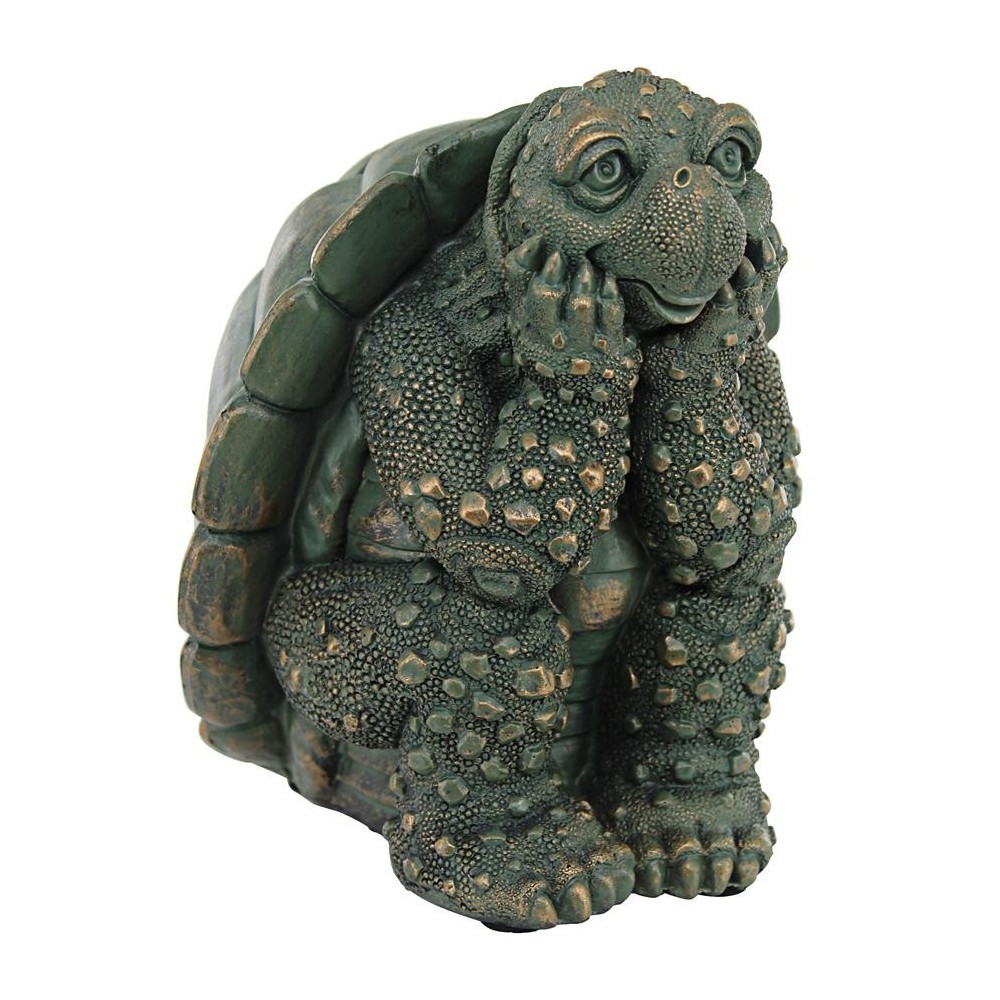 Design Toscano The Thinker Turtle Statue