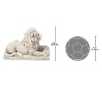 Design Toscano Lyndhurst Manor Lion Sentinel Statue