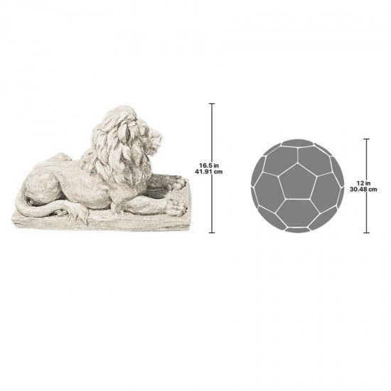 Design Toscano Lyndhurst Manor Lion Sentinel Statue