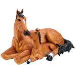 Design Toscano Mother-Child Horses